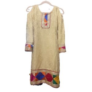 Phulkari Hand Embroidered Punjabi Salwar Suit